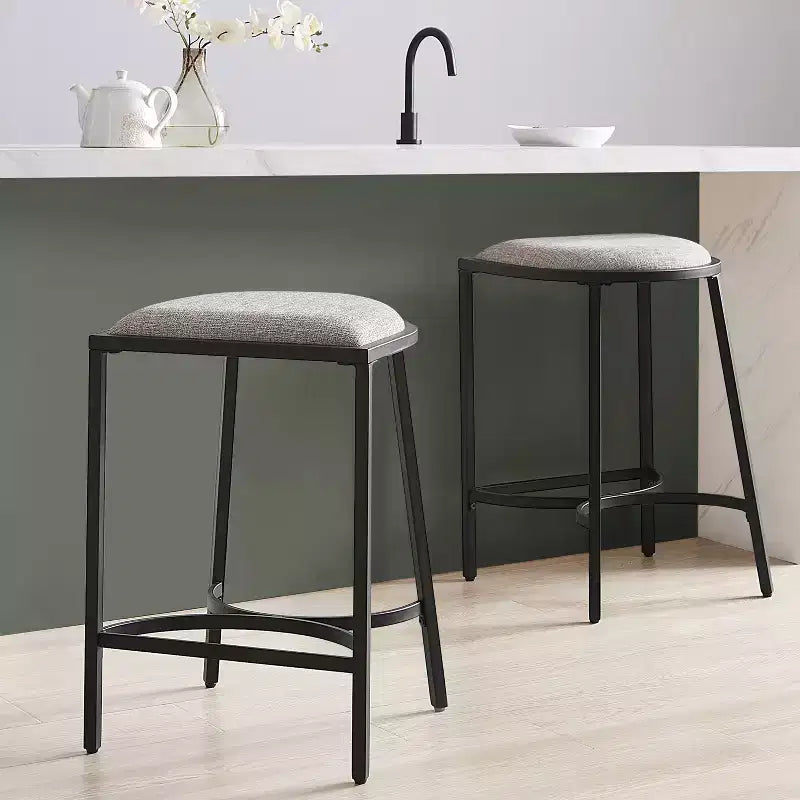 Sgabelli da bar altezza bancone, set da 2