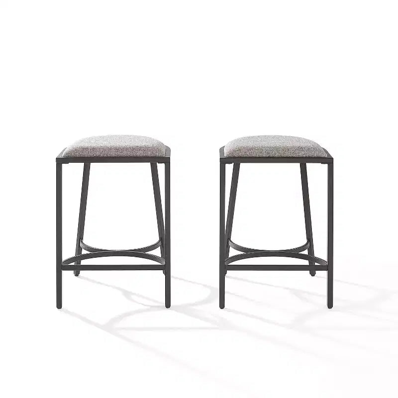 Sgabelli da bar altezza bancone, set da 2
