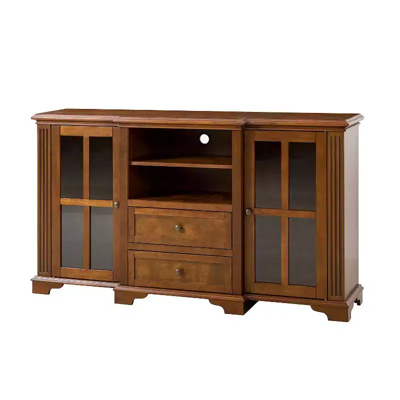 Cedric Living Room TV Stand for TVs up to 65 with 2 Drawers and shelf | KARAT HOME